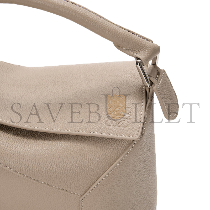 LOEWE SMALL PUZZLE EDGE BAG IN SOFT GRAINED CALFSKIN A510P60XAW (24*16.5*10.5cm)